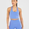 Staple halterneck-crop-top