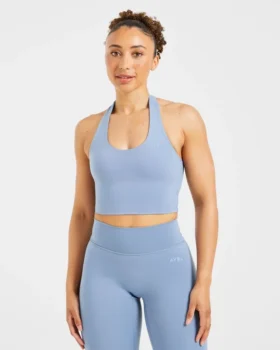 Staple halterneck-crop-top