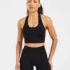 Staple halterneck-crop-top