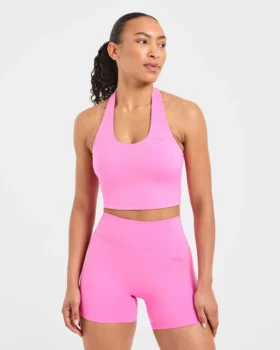 Staple halterneck-crop-top