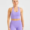 Staple halterneck-crop-top