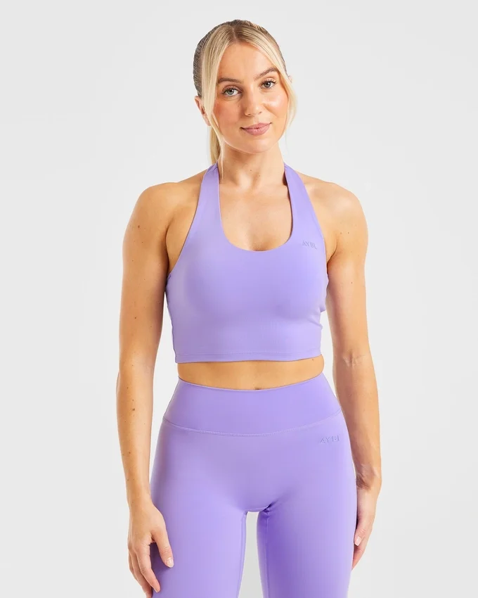Staple halterneck-crop-top