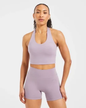 Staple halterneck-crop-top