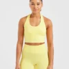 Staple halterneck-crop-top