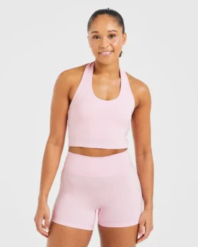Staple halterneck-crop-top