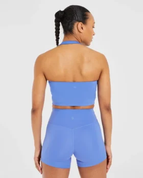 Staple halterneck-crop-top