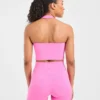Staple halterneck-crop-top