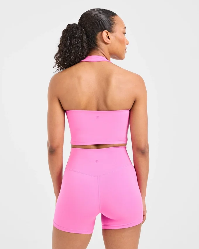 Staple halterneck-crop-top
