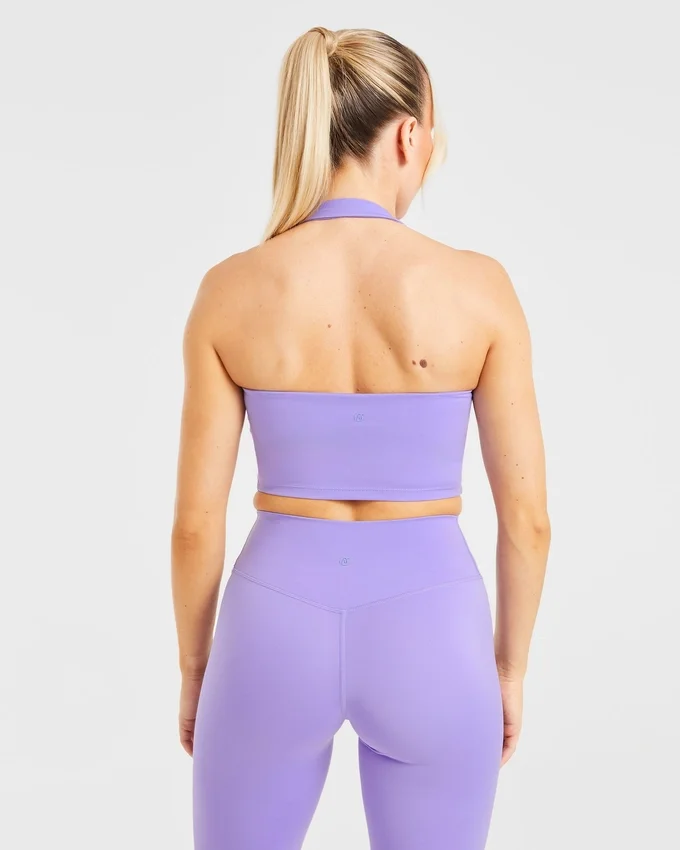 Staple halterneck-crop-top