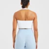 Staple halterneck-crop-top