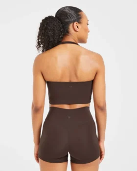 Staple halterneck-crop-top