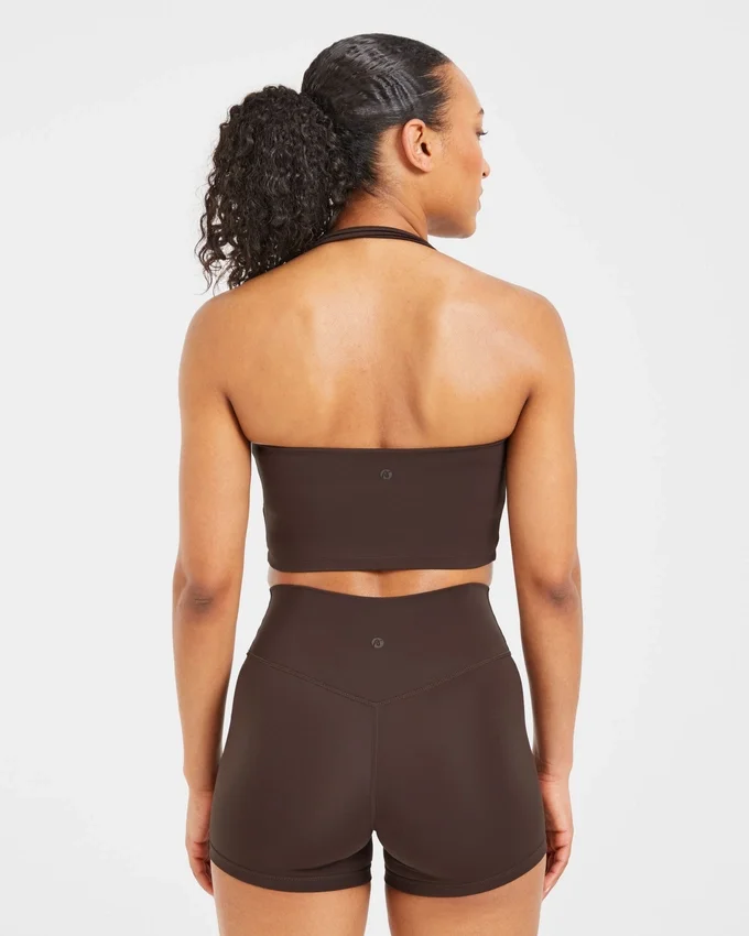 Staple halterneck-crop-top