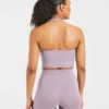 Staple halterneck-crop-top