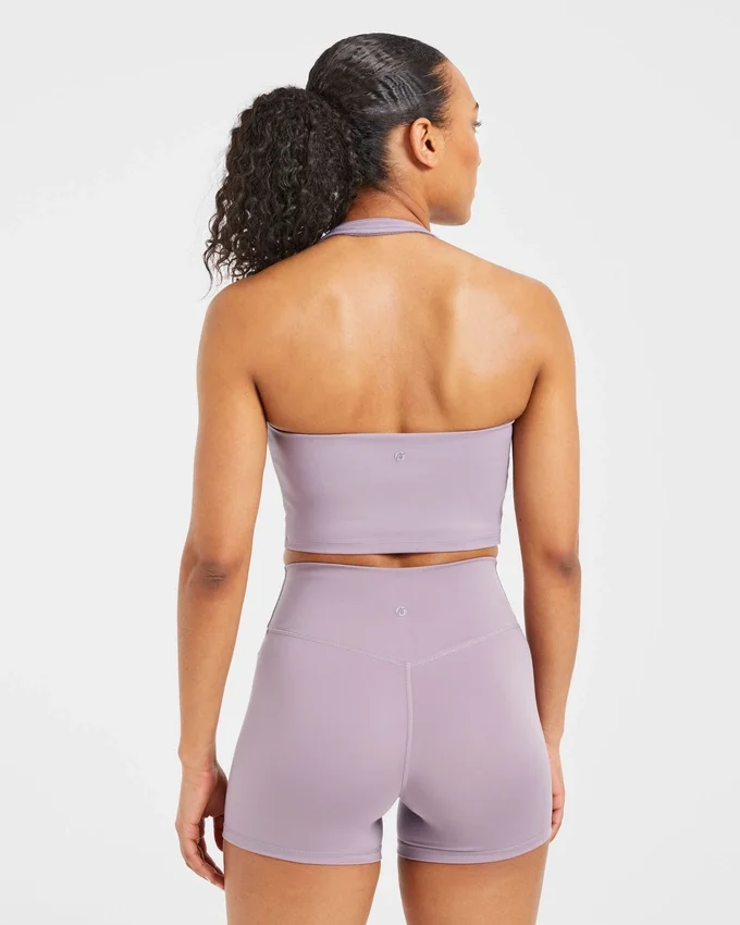 Staple halterneck-crop-top