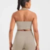 Staple halterneck-crop-top