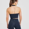 Staple halterneck-crop-top