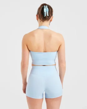 Staple halterneck-crop-top