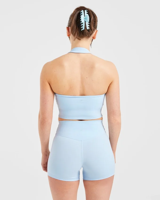 Staple halterneck-crop-top