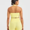 Staple halterneck-crop-top