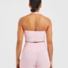 Staple halterneck-crop-top