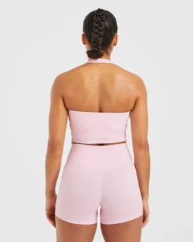 Staple halterneck-crop-top
