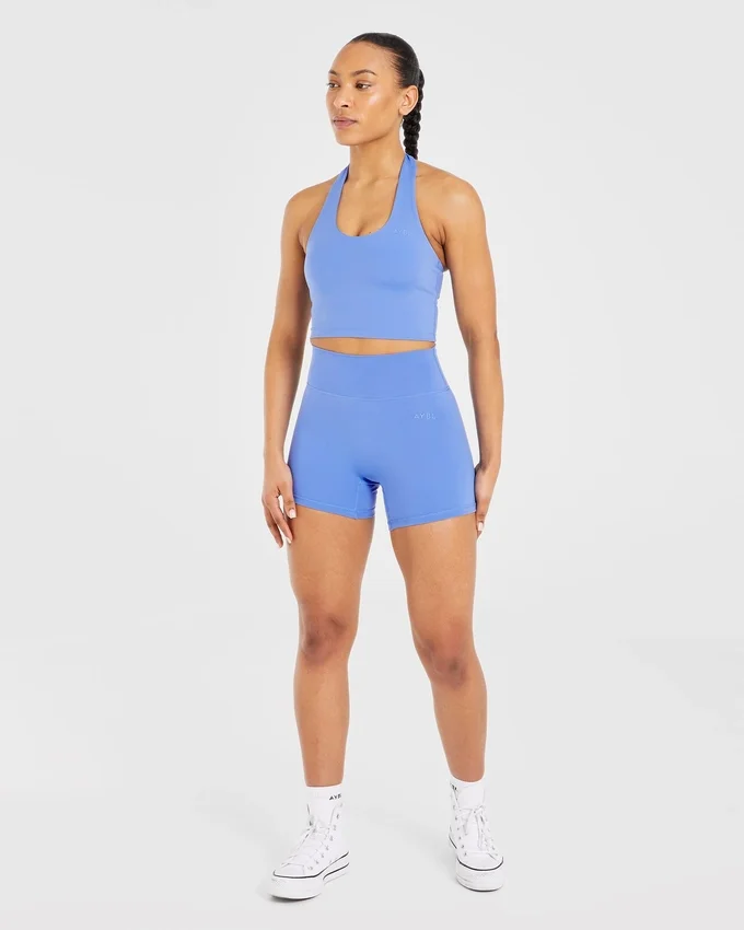 Staple halterneck-crop-top