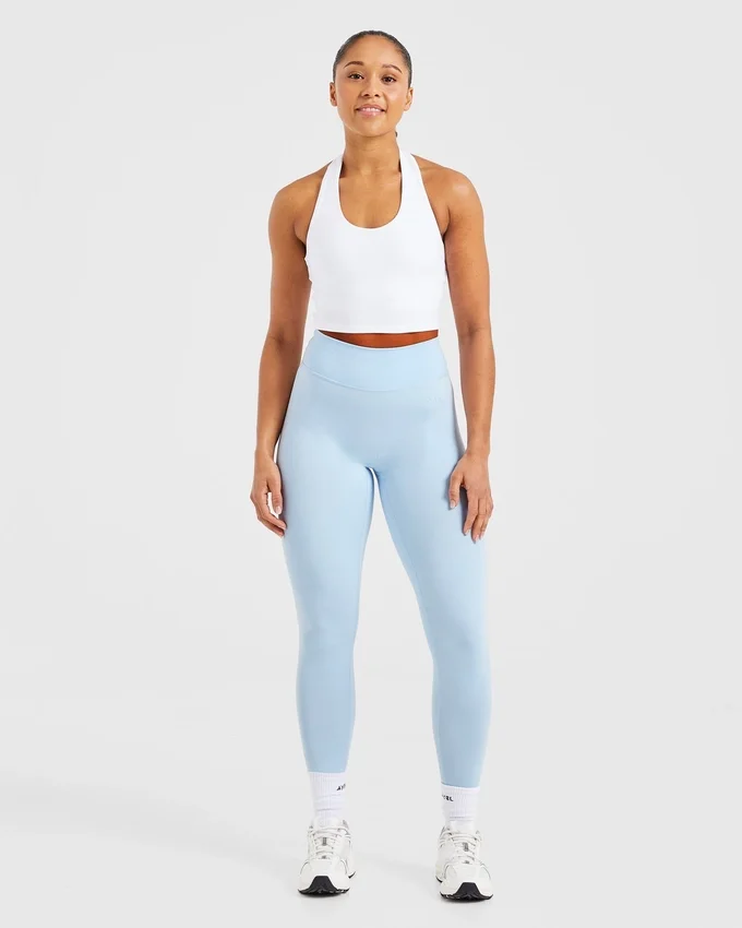 Staple halterneck-crop-top
