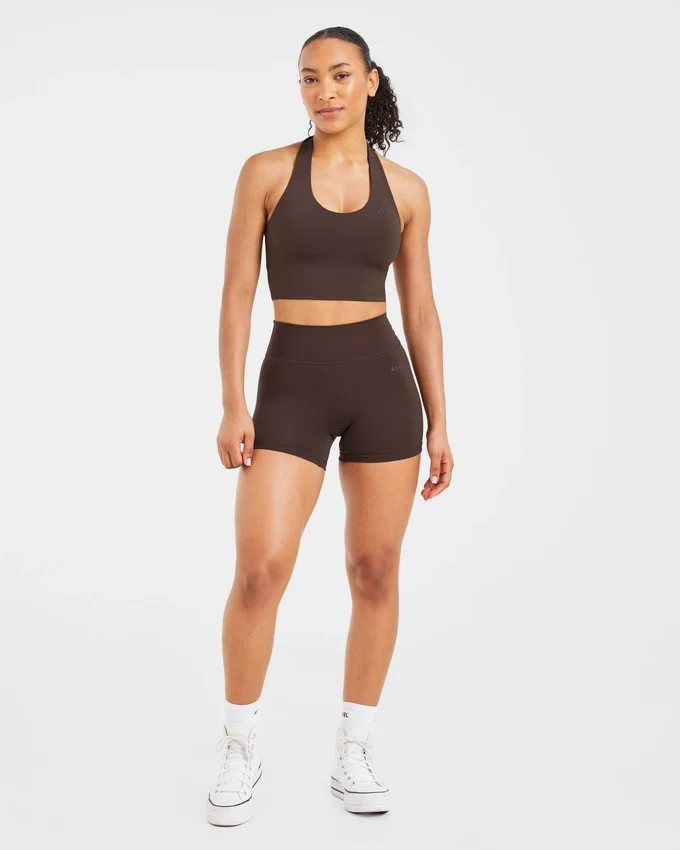 Staple halterneck-crop-top