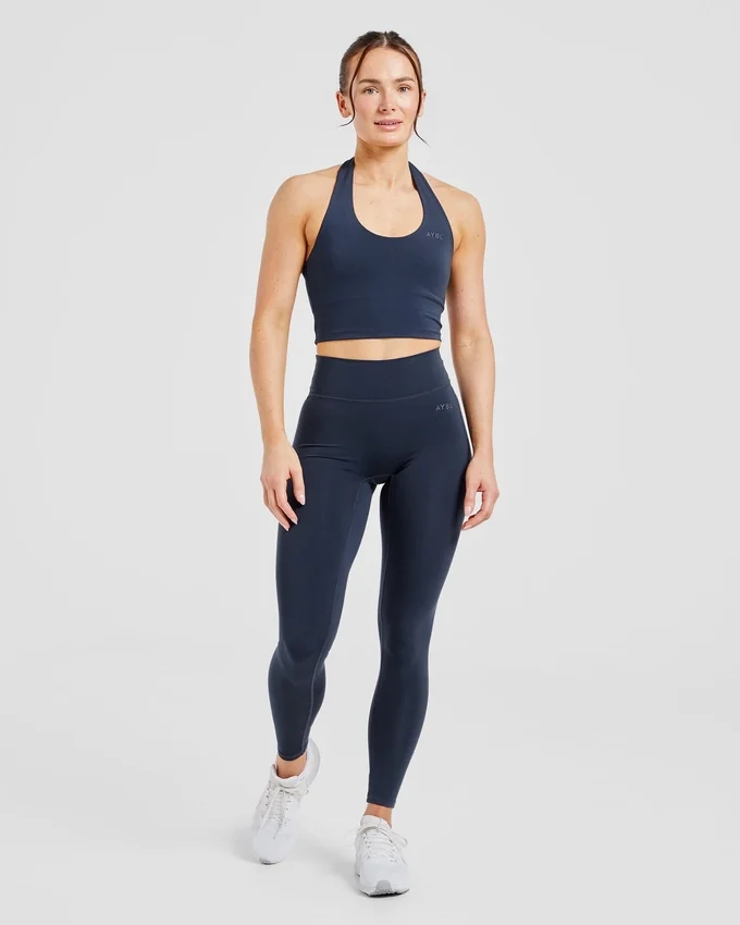 Staple halterneck-crop-top