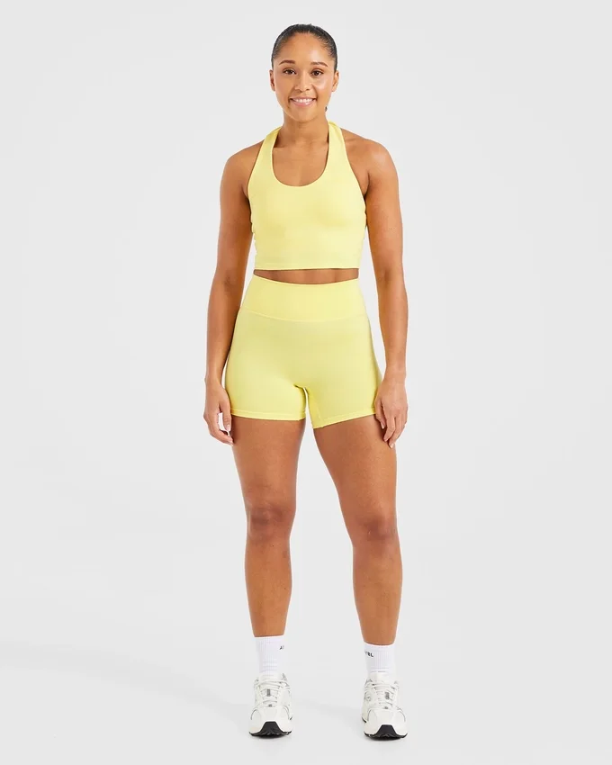 Staple halterneck-crop-top