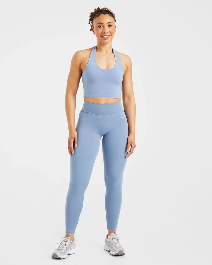 Staple halterneck-crop-top