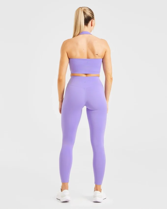 Staple halterneck-crop-top