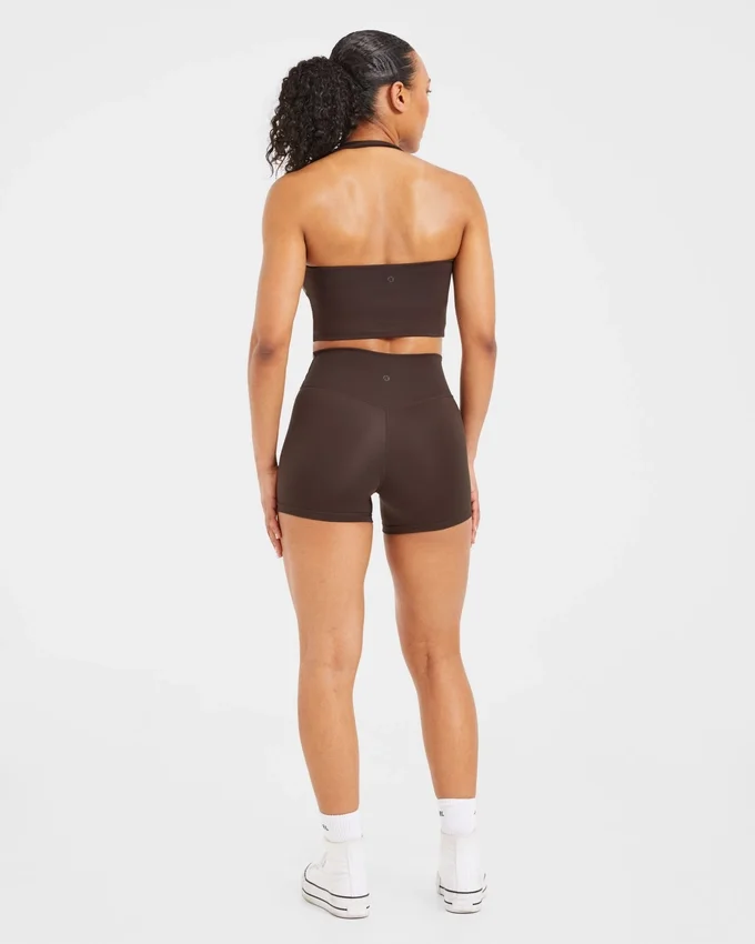 Staple halterneck-crop-top