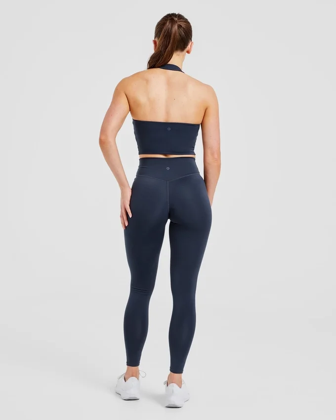 Staple halterneck-crop-top