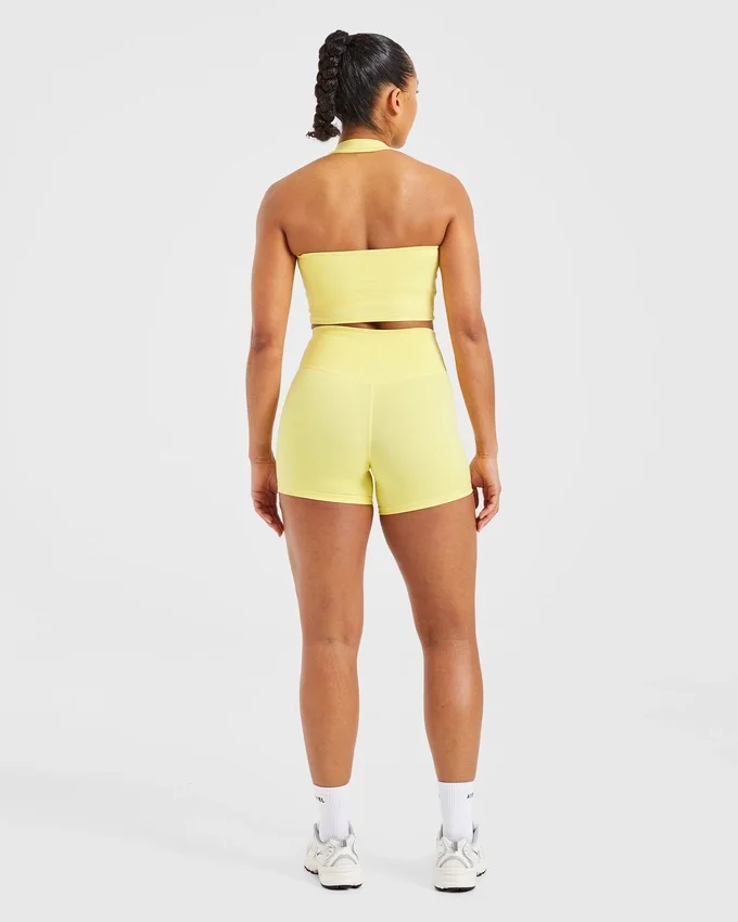 Staple halterneck-crop-top