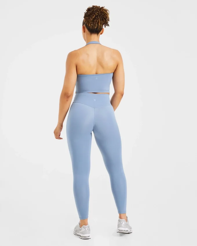 Staple halterneck-crop-top