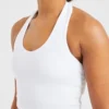 Staple halterneck-crop-top