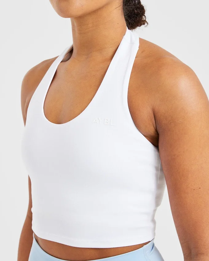 Staple halterneck-crop-top