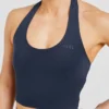 Staple halterneck-crop-top