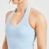 Staple halterneck-crop-top