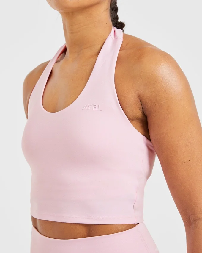 Staple halterneck-crop-top