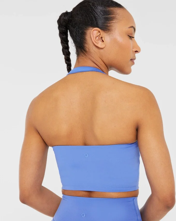 Staple halterneck-crop-top