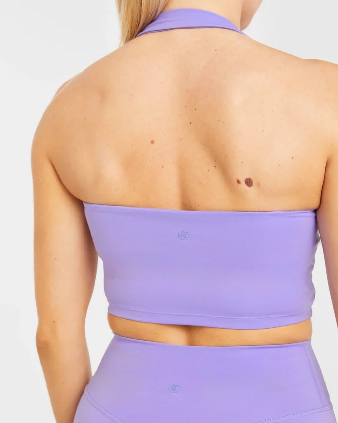 Staple halterneck-crop-top