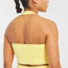 Staple halterneck-crop-top