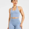 Staple halterneck-crop-top