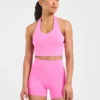 Staple halterneck-crop-top
