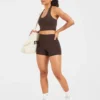 Staple halterneck-crop-top