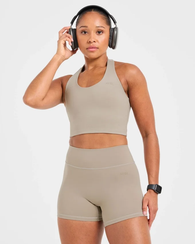 Staple halterneck-crop-top