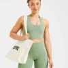 Staple halterneck-crop-top