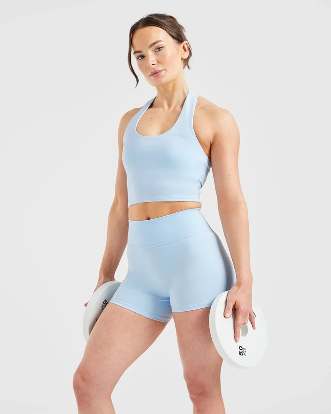 Staple halterneck-crop-top